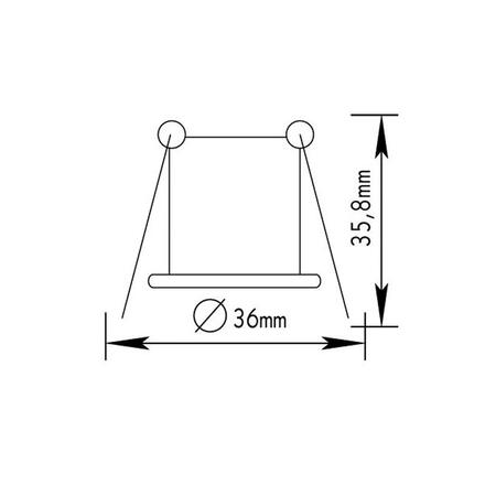 ACA Lighting bodové svítidlo zapuštěné pro G4 bílá BS3153NW