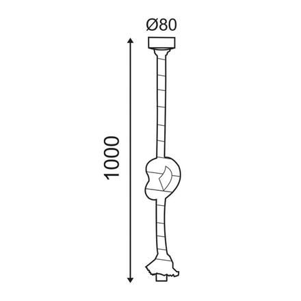 ACA Lighting Hang závěs 50WR