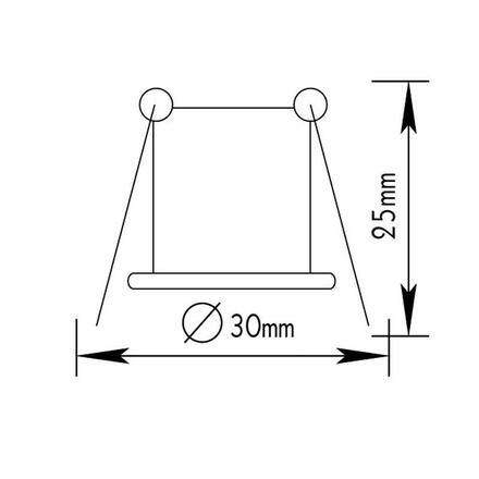 ACA Lighting bodové svítidlo zapuštěné pro G4 nikl BS3153N