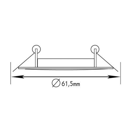 ACA Lighting bodové svítidlo zapuštěné light 3161 MR11 zlatá BS3161G