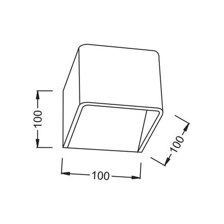 ACA Lighting Wall&Ceiling LED nástěnné svítidlo L35037WD