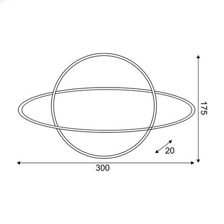 ACA Lighting PLANETA, 108 neonová LED lampička na baterie (3xAA)/USB, růžová + modrá, IP20, 17.5x2x30cm X041087319