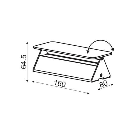 ACA Lighting Wall&Ceiling LED nástěnné svítidlo ZD80645LEDWH