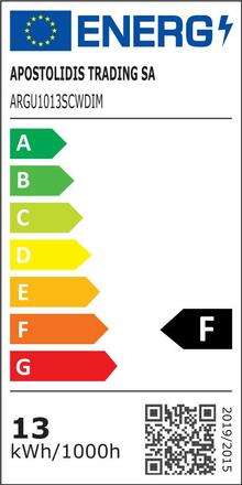 ACA Lighting LED DIM AR111/GU10 230V 13W 6000K 45st. 1120lm Ra80 ARGU1013SCWDIM