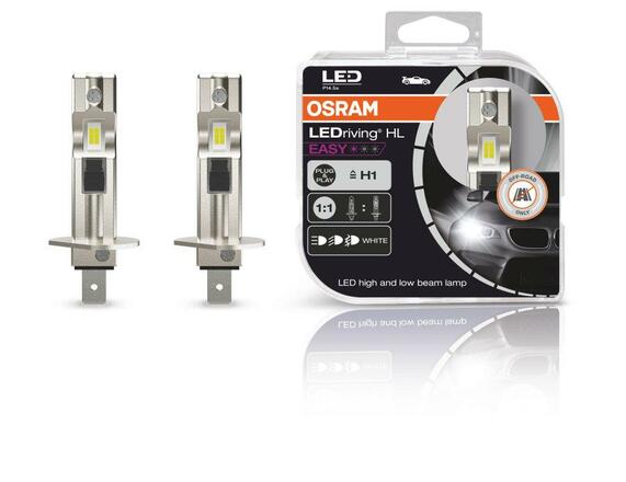 OSRAM LEDriving HL EASY H1 12V 9W P14,5s 6500K White 2ks 64150DWESY-HCB