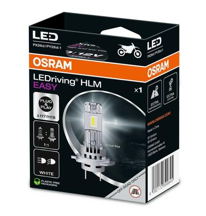 OSRAM LEDriving HLM EASY H7/H18 12V 16W PX26d/PY26d-1 6500K White 1ks blistr 64210DWESY-1HB