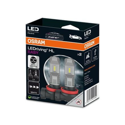 OSRAM LEDriving HL EASY H8/H11/H16 12V 8,2W PGJ19-1/2/3 6000K NO ECE 2ks 64211DWESY-2HB