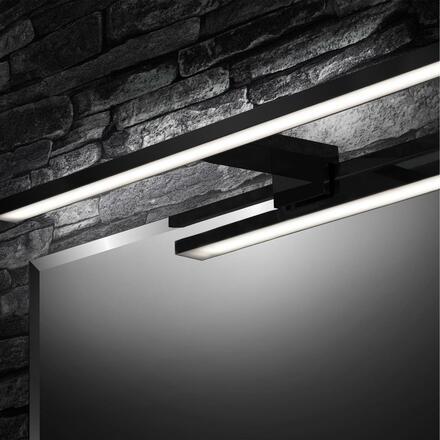 BRILONER LED svítidlo k zrcadlu 60 cm 8W 780lm černá BRI 2104-115