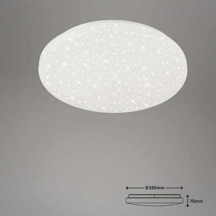 BRILONER LED hvězdné nebe stropní svítidlo pr. 38,5 cm 18W 2200lm bílé BRI 2360-016