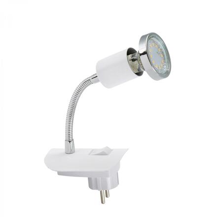 BRILONER LED svítidlo do zásuvky, bílá, 1xLED/GU10/3W BRI 2892-016P