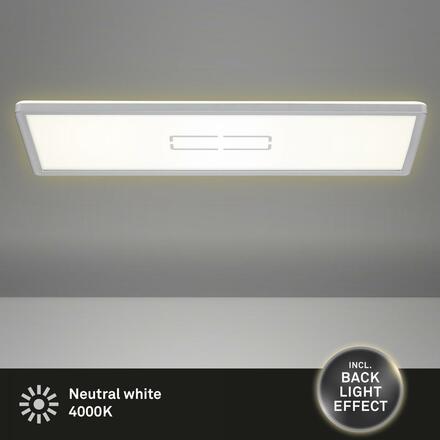 BRILONER Slim svítidlo LED panel, 58 cm, 2700 lm, 22 W, stříbrná BRI 3394-014