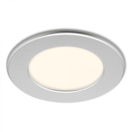 BRILONER LED vestavné svítidlo, 11,5 cm, 6W, 600lm, matný chrom BRI 7049014