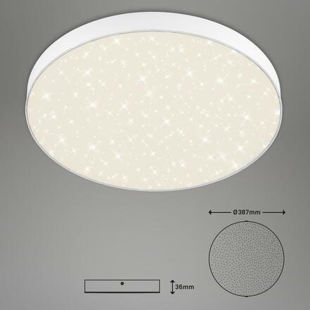 BRILONER LED stropní svítidlo hvězdné nebe, pr. 38,7 cm, 24,5 W, bílé BRI 7075-416