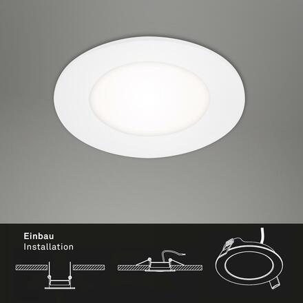 BRILONER LED vestavná svítidla 3ks sada, pr. 8,6 cm, 3 W, bílé BRI 7125-436