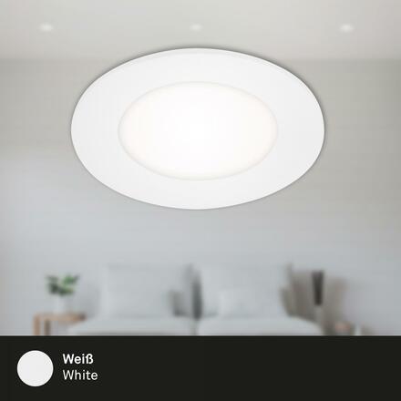 BRILONER LED vestavná svítidla 3ks sada, pr. 8,6 cm, 3 W, bílé BRI 7125-436