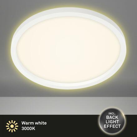 BRILONER Svítidlo LED panel, pr. 42,5 cm, 3000 lm, 22 W, bílé BRI 7363-016