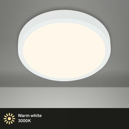 BRILONER LED přisazené svítidlo pr. 38 cm, 24 W, 2000 lm, bílé BRILO 3703-016