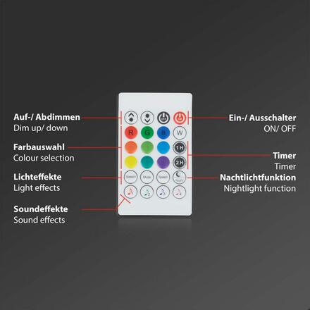 BRILONER Digitální RGB LED pásek s hudebním senzorem 500 cm 0,12W bílé BRILO 2313-150