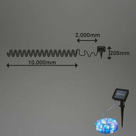 BRILONER RGB LED pásek, 1000 cm, transparentní BRILO 2321100