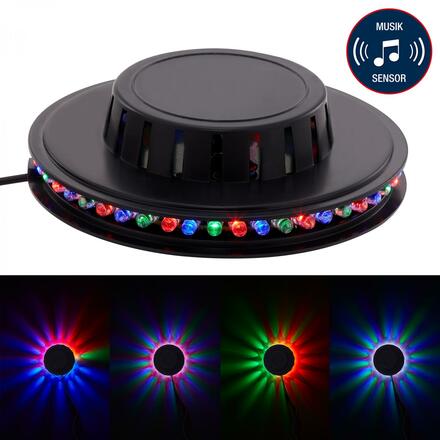 BRILONER LED RGB světelný puk pr. 12,5 cm max. 3W černá BRILO 2341-048