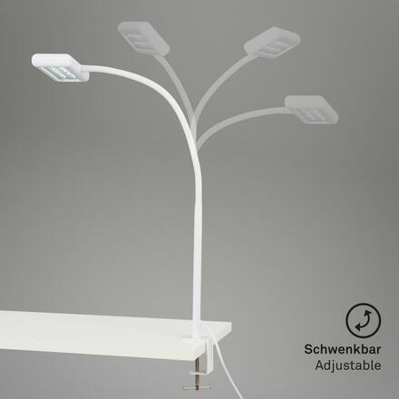 BRILONER LED svítidlo se svorkou 80,5 cm 7,5W 800lm bílé BRILO 2604-016