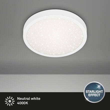 BRILONER LED stropní svítidlo pr. 28 cm 18,5W 2000lm bílé BRILO 3048-016