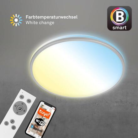 BRILONER LED CCT Smart stropní svítidlo pr. 49 cm 42W 4500lm chrom BRILO 3065-014