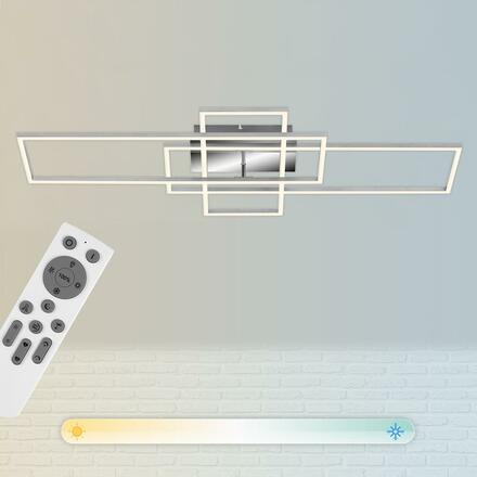 BRILONER LED CCT rám 104 cm 51W 5500lm chrom BRILO 3156-018