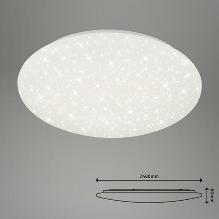 BRILONER LED stropní svítidlo hvězdné nebe, pr. 48 cm, 24 W, bílé BRILO 3226-016