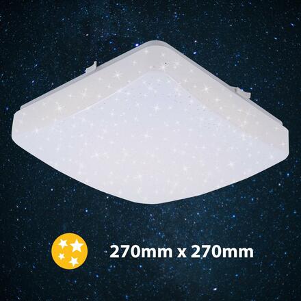 BRILONER LED stropní svítidlo hvězdné nebe, 27 cm, 12 W, bílé BRILO 3347-016