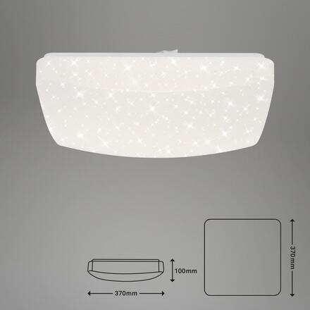 BRILONER LED stropní svítidlo hvězdné nebe, 37 cm, 18 W, bílé BRILO 3387-016