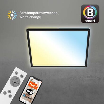 BRILONER CCT svítidlo LED panel, 42 cm, 22 W, 3000 lm, černá BRILO 7060-015