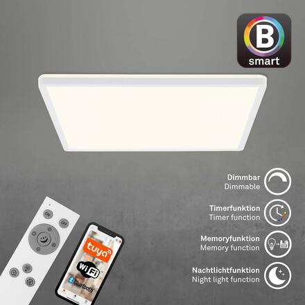 BRILONER CCT svítidlo LED panel, 42 cm, 22 W, 3000 lm, bílé BRILO 7060-016