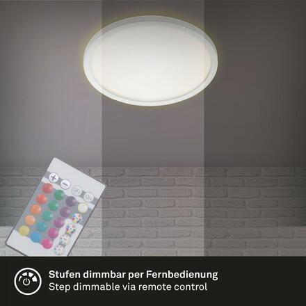 BRILONER Slim svítidlo LED panel, pr. 29,3 cm, 1850 lm, 15 W, bílé BRILO 7092-416