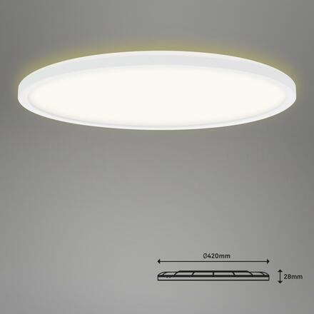 BRILONER Slim svítidlo LED panel, pr. 42 cm, 2700 lm, 22 W, bílé BRILO 7094-416