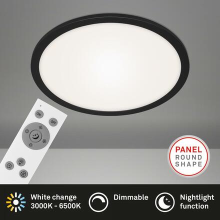 BRILONER Svítidlo LED panel, noční světlo, stmívatelné, CCT nastavení teploty barvy BRILO 7168-015