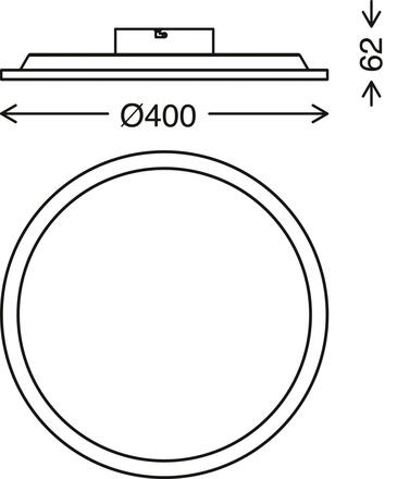 BRILONER Svítidlo LED panel, noční světlo, stmívatelné, CCT nastavení teploty barvy BRILO 7168-016