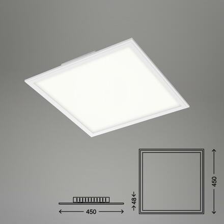 BRILONER CCT svítidlo LED panel, 45 cm, 2400 lm, 24 W, bílé BRILO 7179-016