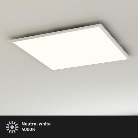 BRILONER Svítidlo LED panel, 59,5 cm, 4100 lm, 38 W, bílé BRILO 7192-016