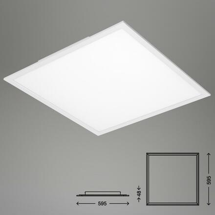 BRILONER CCT svítidlo LED panel, 59,5 cm, 3800 lm, 36 W, bílé BRILO 7195-016