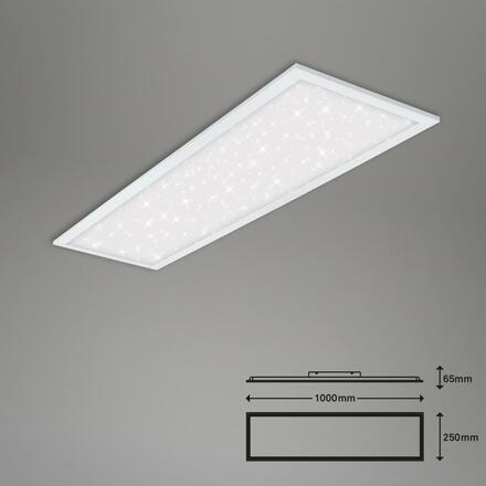 BRILONER Hvězdné nebe svítidlo LED panel, 100 cm, 2200 lm, 24 W, bílé BRILO 7308-016