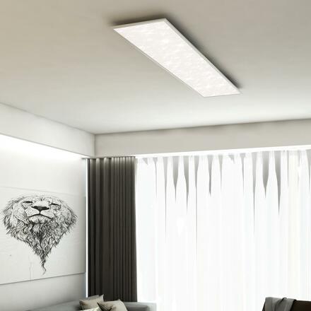 BRILONER Hvězdné nebe svítidlo LED panel, 100 cm, 2200 lm, 24 W, bílé BRILO 7308-016