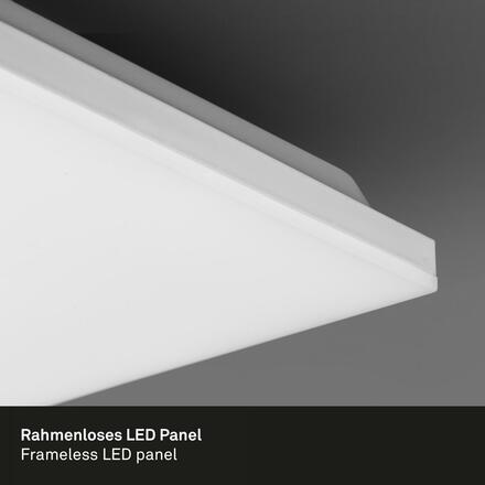 BRILONER Bezrámečkový LED panel, 45 cm, 2800 lm, 24 W, bílé BRILO 7376-116