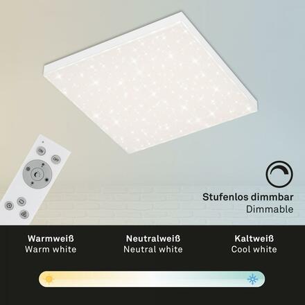 BRILONER CCT svítidlo LED panel, 45 cm, 24 W, bílé BRILO 7381-116