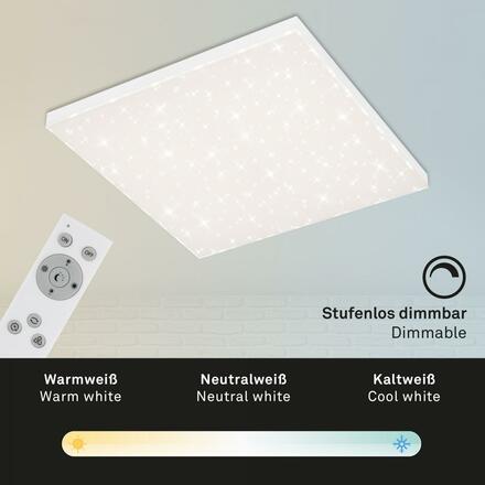 BRILONER CCT svítidlo LED panel, 59,5 cm, 38 W, bílé BRILO 7381-216