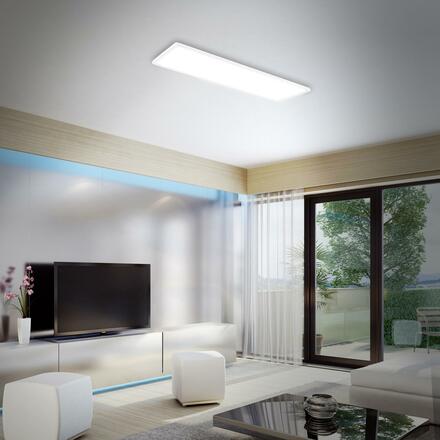 BRILONER Ultraplochý LED panel s přímým a nepřímým osvětlením, 58 cm, LED, 22 W, 3000 lm, bílé BRILO 7402-416