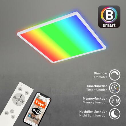 BRILONER B smart RGB/W-svítidlo LED panel, 42 cm, 22 W, 2700 lm, bílé BRILO 7491-016