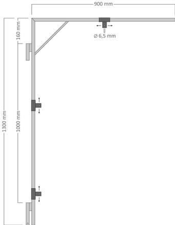 DecoLED LED světelná vločka na VO, pr. 100 cm, ledově bílá