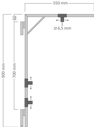 DecoLED LED světelný motiv VO vločka,pr.60cm, FLASH, ledově bílá