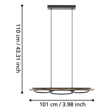 EGLO Závěsné svítidlo BOYAL EGLO 901714